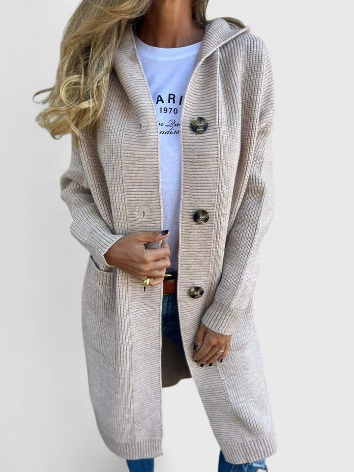 Giulyanrah Longline Button Cardigan